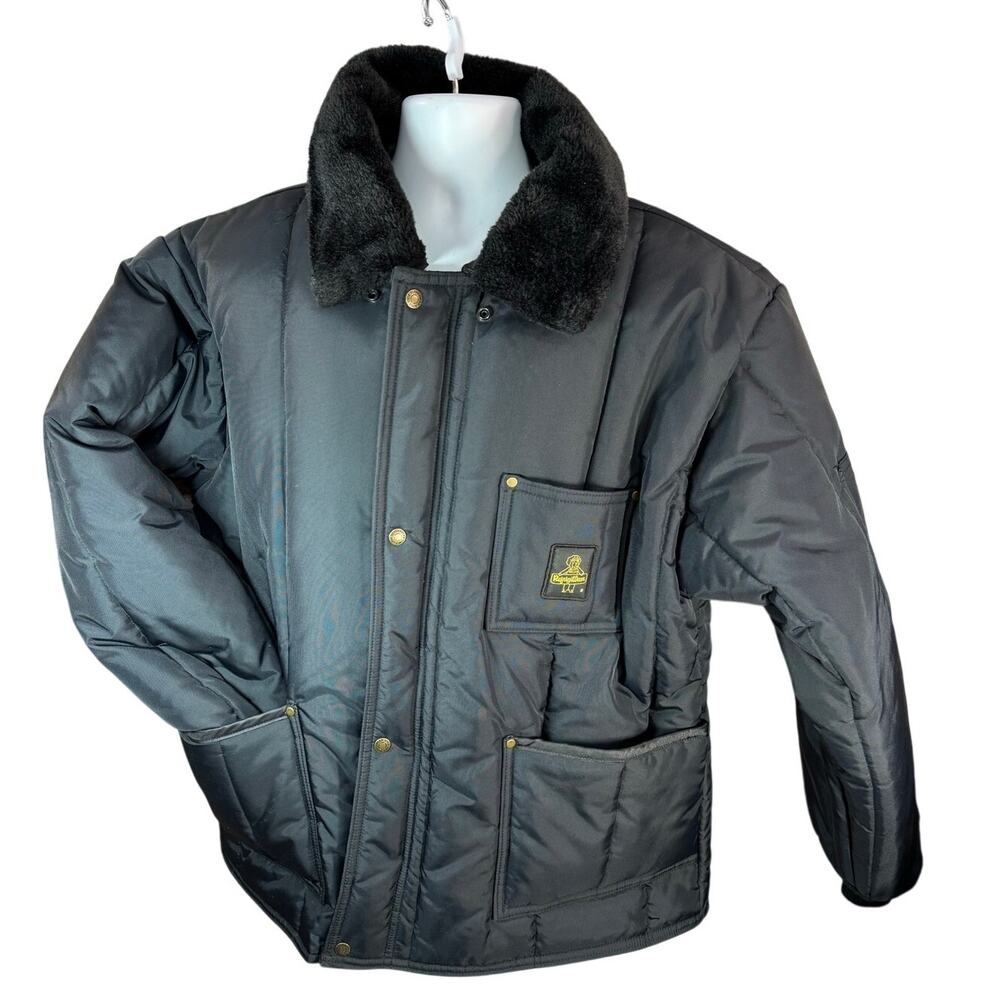 RefrigiWear Iron-Tuff Cold Weather Jacket Men's XL Black Full Zip